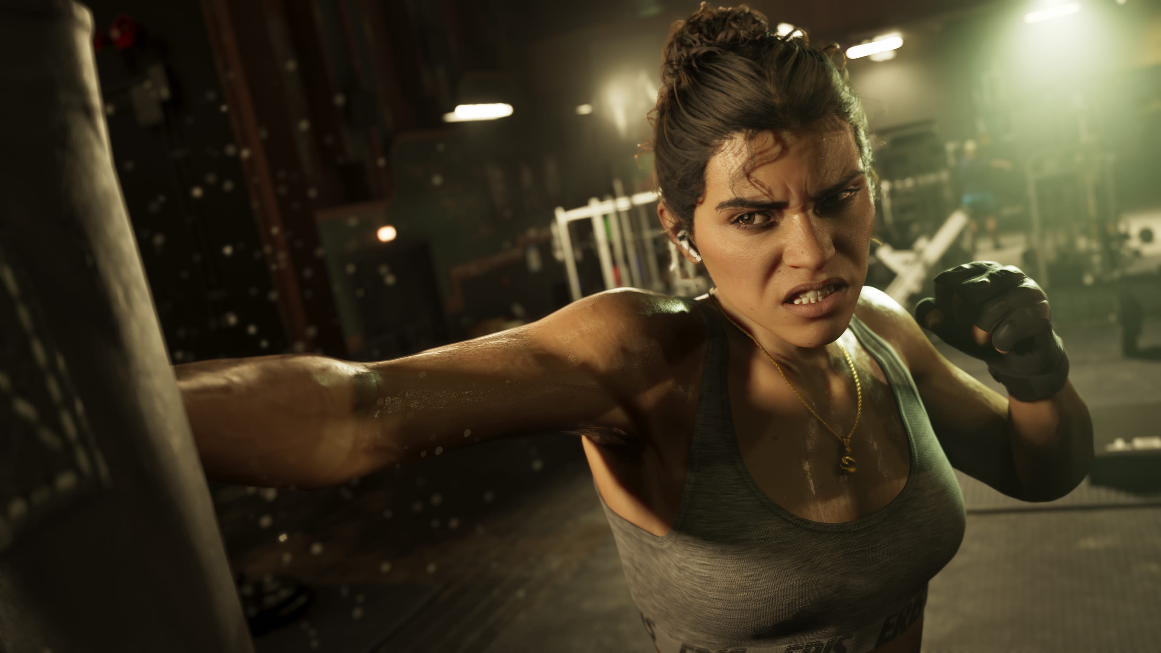 Official GTA VI image of Lucia Caminos.